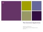 The Common Application - slide 1