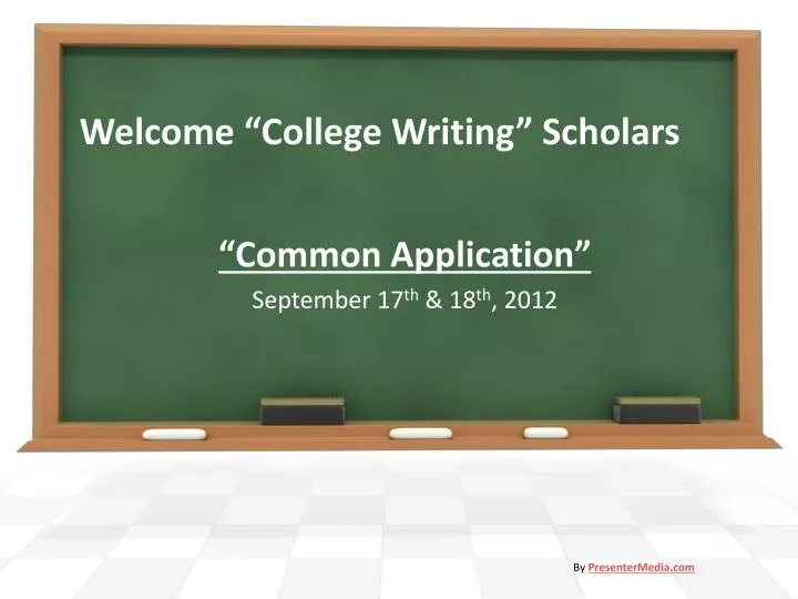 welcome college writing scholars