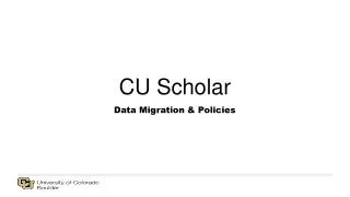 CU Scholar