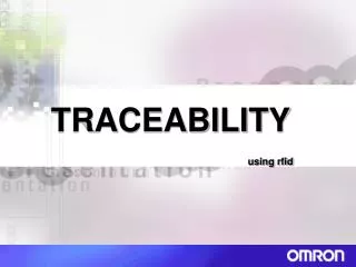 TRACEABILITY using rfid