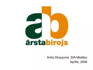 anita straujuma sia meditec apr lis 2006