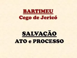 bartimeu cego de jeric