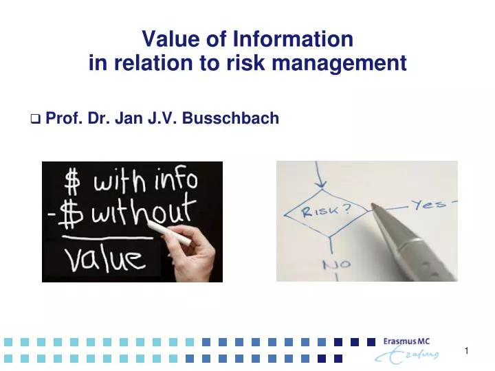 value of information in relation to risk management