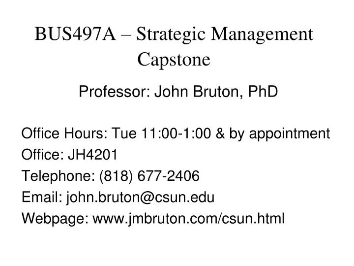 bus497a strategic management capstone