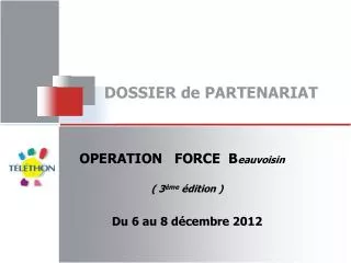 dossier de partenariat