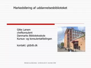 markedsf ring af uddannelsesbiblioteket