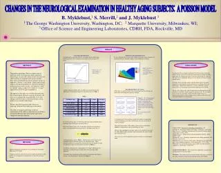 CHANGES IN THE NEUROLOGICAL EXAMINATION IN HEALTHY AGING SUBJECTS: A POISSON MODEL