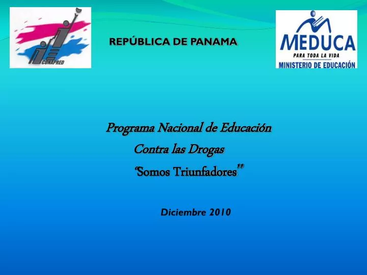 programa nacional de educaci n contra las drogas somos triunfadores