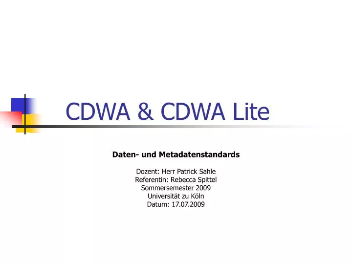 cdwa cdwa lite