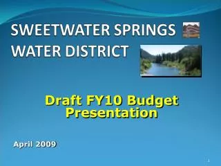 Draft FY10 Budget Presentation
