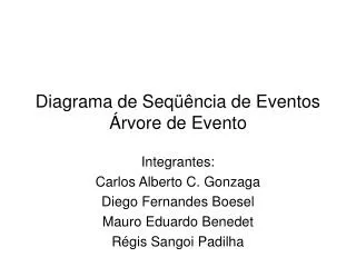 diagrama de seq ncia de eventos rvore de evento