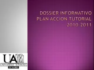dossier informativo plan acci n tutorial 2010 2011