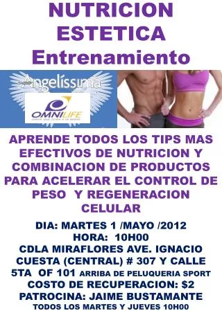 nutricion estetica entrenamiento