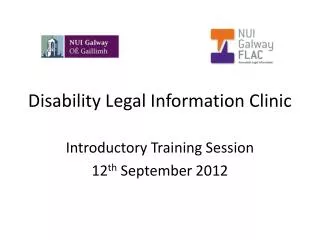 Disability Legal Information Clinic