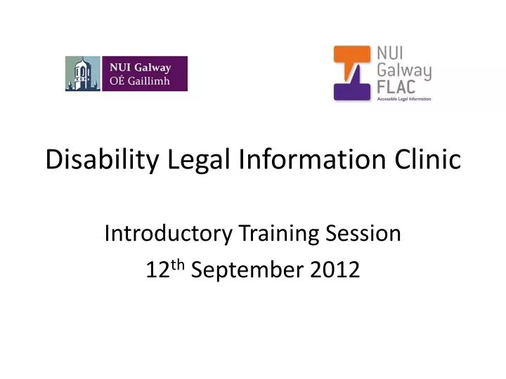 disability legal information clinic