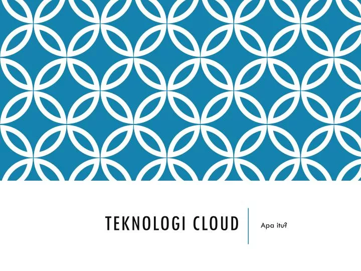 teknologi cloud