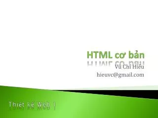html c b n