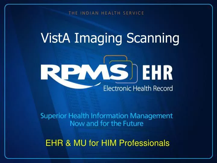 vista imaging scanning