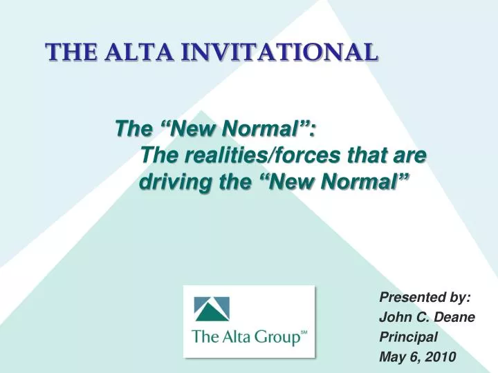 the alta invitational