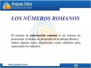 los n meros romanos