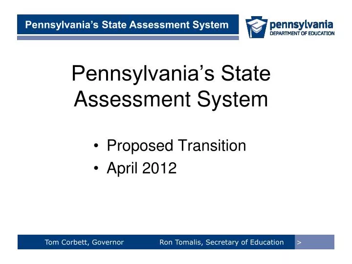 proposed transition april 2012