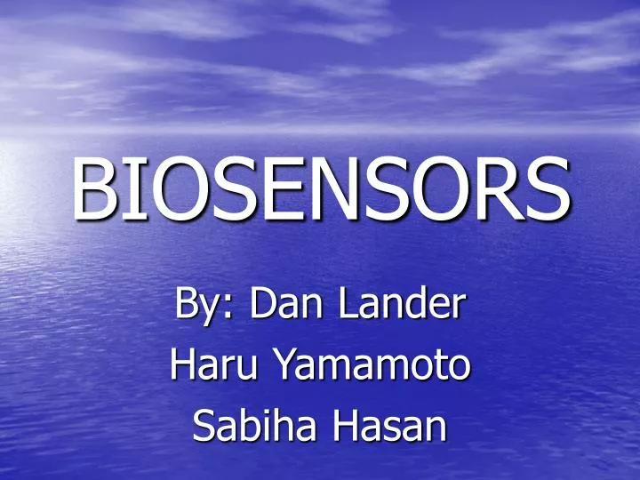 biosensors
