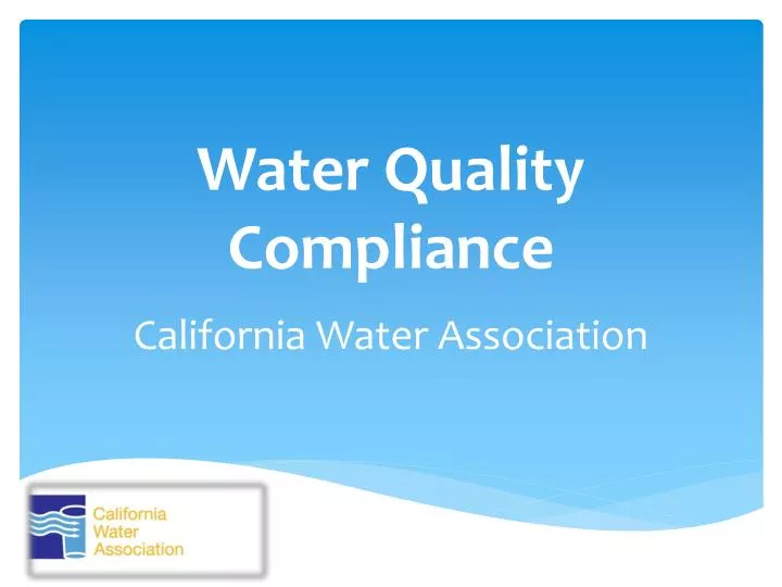 water quality compliance