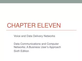 chapter eleven