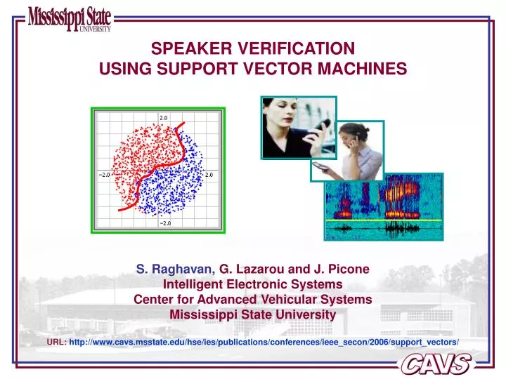 speaker verification using support vector machines