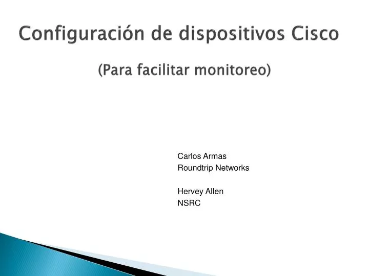 configuraci n de dispositivos cisco