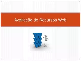 avalia o de recursos web