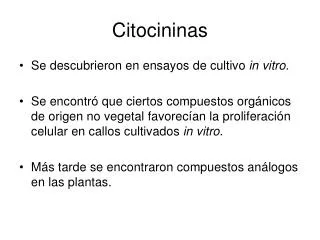 citocininas