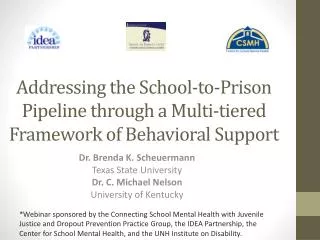Addressing the School-to-Prison Pipeline through a Multi-tiered Framework of Behavioral Support