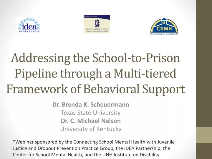 addressing the school to prison pipeline through a multi tiered framework of behavioral support