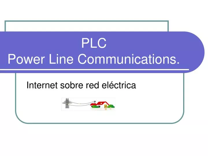 plc power line communications