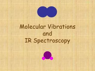 Molecular Vibrations and IR Spectroscopy