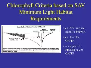 Chlorophyll Criteria based on SAV Minimum Light Habitat Requirements