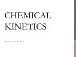 Chemical Kinetics - slide 1