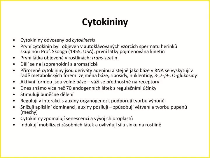 cytokininy