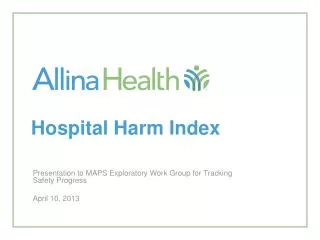 Hospital Harm Index
