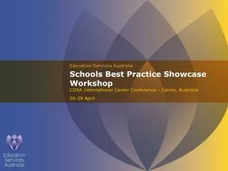 Schools Best Practice Showcase Workshop