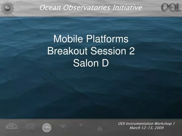 mobile platforms breakout session 2 salon d
