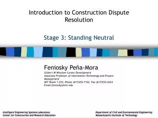 Stage 3: Standing Neutral