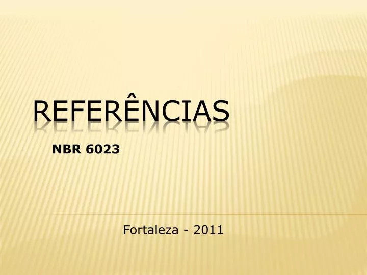nbr 6023 fortaleza 2011