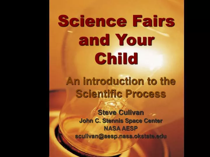 science fairs and your child