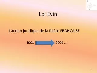 loi evin