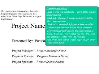 Project Name