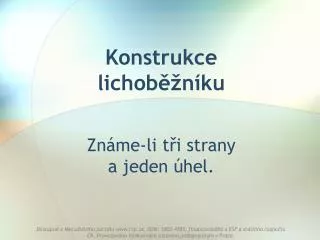 konstrukce lichob n ku