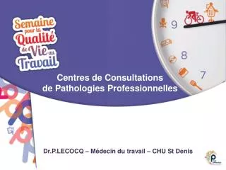 centres de consultations de pathologies professionnelles