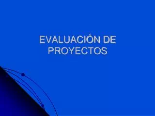 evaluaci n de proyectos